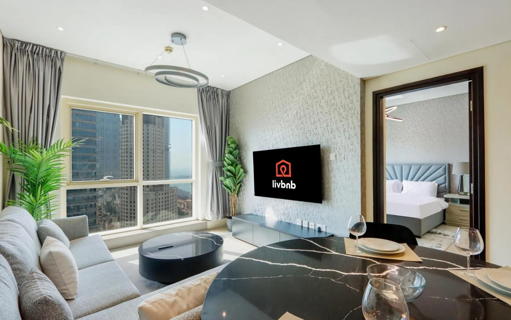 Livbnb - 2Br Tranquility W/ Sea And Ain View Dubai